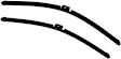 3397014242 Front AeroTwin Series Wiper Blade, Frameless Driver - 24 in.; Passenger - 22 in.