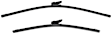 3397014398 Front AeroTwin Series Wiper Blade, Driver - 24 in.; Passenger - 18 in.