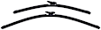 3397014422 Front, Driver and Passenger Side OE Replacement Series Wiper Blade, Driver Side - 26 in.; Passenger Side - 20 in.
