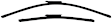 3397014818 Front AeroTwin Series Wiper Blade, Frameless 26 in. and 17 in.