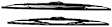 3-397-118-404 Front, Driver and Passenger Side OE Replacement Series Wiper Blade, Framed Driver