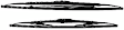3 397 118 406 Front, Driver and Passenger Side OE Replacement Series Wiper Blade, Framed Driver