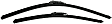 3397118929 Front AeroTwin Series Wiper Blade, Framed Driver