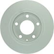 34010873 Rear Brake Disc, Geomet Coated, Plain Surface, Solid, 5 Lugs