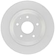 34011640 Rear, Driver or Passenger Side Brake Disc, Geomet Coated, Plain Surface, Solid, 5 Lugs, 303 mm, QuietCast Series