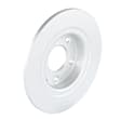 2021 Mazda 6 - Rear, Driver or Passenger Side Brake Disc, Geomet Coated, Plain Surface, Solid, 5 Lugs, 278 mm, 2.5L 4Cyl, QuietCast Series