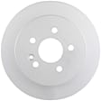 2001 Mercedes Benz ML320 - Rear, Driver or Passenger Side Brake Disc, Coated, Plain Surface, Solid, 5 Lugs, 285 mm, 3.2L 6Cyl, QuietCast Series