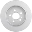 2001 Mercedes Benz ML320 - Rear, Driver or Passenger Side Brake Disc, Coated, Plain Surface, Solid, 5 Lugs, 285 mm, 3.2L 6Cyl, QuietCast Series