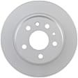 1985 Mercedes Benz 500SEC - Rear, Driver or Passenger Side Brake Disc, Coated, Plain Surface, Solid, 5 Lugs, 279 mm, 5.0L 8Cyl, QuietCast Series