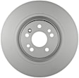 36010943 Front, Driver or Passenger Side Brake Disc, Alutherm, Plain Surface, Vented, 5 Lugs, 345 mm, QuietCast Series