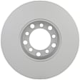 1985 Mercedes Benz 300TD - Front, Driver or Passenger Side Brake Disc, Geomet Coated, Plain Surface, Solid, 5 Lugs, 277.9 mm, 3.0L 5Cyl, QuietCast Series