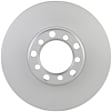 1985 Mercedes Benz 500SEC - Front, Driver or Passenger Side Brake Disc, Geomet Coated, Plain Surface, Vented, 5 Lugs, 278 mm, 5.0L 8Cyl, QuietCast Series