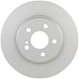 2011 Mercedes Benz E550 - Rear, Driver or Passenger Side Brake Disc, Geomet Coated, Plain Surface, Vented, 5 Lugs, 300 mm, with 300 (mm) Diameter Brake Rotor, 5.5L 8Cyl