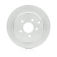 40011040 Rear, Driver or Passenger Side Brake Disc, Geomet Coated, Plain Surface, Vented, 5 Lugs, 307.8 mm, QuietCast Series