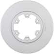 1994 Nissan D21 - Front, Driver or Passenger Side Brake Disc, Geomet Coated, Plain Surface, Vented, 6 Lugs, 4WD