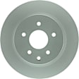 2017 Infiniti QX50 - Rear, Driver or Passenger Side Brake Disc, Geomet Coated, Plain Surface, Vented, 5 Lugs, 307.7 mm, 3.7L 6Cyl, QuietCast Series