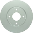 2010 Nissan Sentra - Front, Driver or Passenger Side Brake Disc, Geomet Coated, Plain Surface, Vented, 4 Lugs, 279.8 mm, 2.0L 4Cyl, QuietCast Series