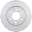 40011584 Front, Driver or Passenger Side Brake Disc, Geomet Coated, Plain Surface, Vented, 6 Lugs, 349.7 mm, 5.6L, 8Cyl