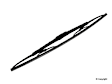 40522 DirectConnect Series Wiper Blade, Framed 22 in.
