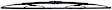 40721 MicroEdge Series Wiper Blade, Framed 21 in.