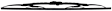 1996 Nissan Maxima - Front, Driver Side Wiper Blade, Framed, 22 in., MicroEdge Series
