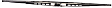 1996 Nissan Maxima - Front, Driver Side Wiper Blade, Framed, 22 in., MicroEdge Series