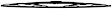 2008 Saturn Vue - Front, Driver Side Wiper Blade, Framed, 24 in., MicroEdge Series