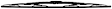 2008 Saturn Vue - Front, Driver Side Wiper Blade, Framed, 24 in., MicroEdge Series
