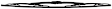 40726 Front, Driver Side MicroEdge Series Wiper Blade, Framed 26 in.