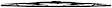40726 Front, Driver Side MicroEdge Series Wiper Blade, Framed 26 in.
