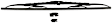 2011 Ford Edge - Front, Passenger Side Wiper Blade, Framed, 20 in., Excel+ Series