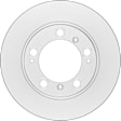 2004 Porsche Boxster - Rear, Driver or Passenger Side Brake Disc, Geomet Coated, Plain Surface, Vented, 3.2L 6Cyl