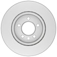 2005 Land Rover LR3 - Front, Driver or Passenger Side Brake Disc, Geomet Coated, Plain Surface, Vented, 5 Lugs, 4.0L 6Cyl