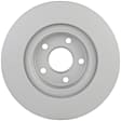 48011208 Front, Driver or Passenger Side Brake Disc, Geomet Coated, Plain Surface, Vented, 5 Lugs, 276.8 mm, QuietCast Series
