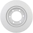 50011224 Front, Driver or Passenger Side Brake Disc, Geomet Coated, Plain Surface, Vented, 6 Lugs, 318.5 mm, QuietCast Series