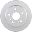 1999 Lexus ES300 - Rear, Driver or Passenger Side Brake Disc, Geomet Coated, Plain Surface, Solid, 5 Lugs, 268.8 mm, 3.0L 6Cyl, QuietCast Series