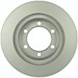 50011243 Front, Driver or Passenger Side Brake Disc, Geomet Coated, Plain Surface, Vented, 6 Lugs, 318.7 mm, QuietCast Series