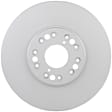 50011248 Front, Driver or Passenger Side Brake Disc, Geomet Coated, Plain Surface, Vented, 5 Lugs, 296 mm, QuietCast Series