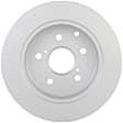 2011 Toyota RAV4 - Rear, Driver or Passenger Side Brake Disc, Geomet Coated, Plain Surface, Solid, 5 Lugs, 281 mm