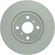 50011325 Front Brake Disc, Geomet Coated, Plain Surface, Vented