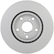 50011465 Front, Driver Side Brake Disc, Geomet Coated, Plain Surface, Vented, 5 Lugs, 296 mm, QuietCast Series
