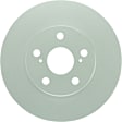 2015 Lexus CT200h - Front, Driver or Passenger Side Brake Disc, Geomet Coated, Plain Surface, Vented, 5 Lugs, 255 mm, 1.8L 4Cyl, QuietCast Series