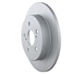 50011661 Rear Brake Disc, Geomet Coated, Plain Surface, Solid