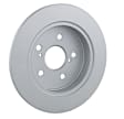 50011661 Rear Brake Disc, Geomet Coated, Plain Surface, Solid