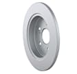 50011661 Rear Brake Disc, Geomet Coated, Plain Surface, Solid