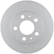 52011362 Front, Driver or Passenger Side Brake Disc, Geomet Coated, Plain Surface, Solid, 5 Lugs, 263 mm, QuietCast Series