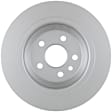 2009 Volvo V70 - Rear Brake Disc, Geomet Coated, Plain Surface, Solid, 5 Lugs