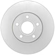 2004 Volvo S40 - Front, Driver or Passenger Side Brake Disc, Geomet Coated, Plain Surface, Vented, 5 Lugs, 2.5L 5Cyl, QuietCast Series