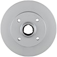 1999 Volkswagen Jetta - Rear, Driver or Passenger Side Brake Disc, Geomet Coated, Plain Surface, Solid, 4 Lugs, AHU Engine, 1.9L 4Cyl