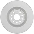 53011413 Front, Driver or Passenger Side Brake Disc, Geomet Coated, Plain Surface, Vented, 5 Lugs, 345 mm